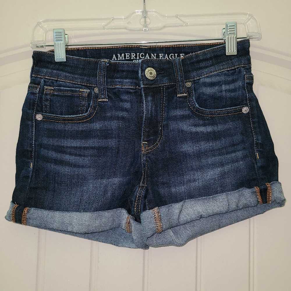American Eagle midi shorts